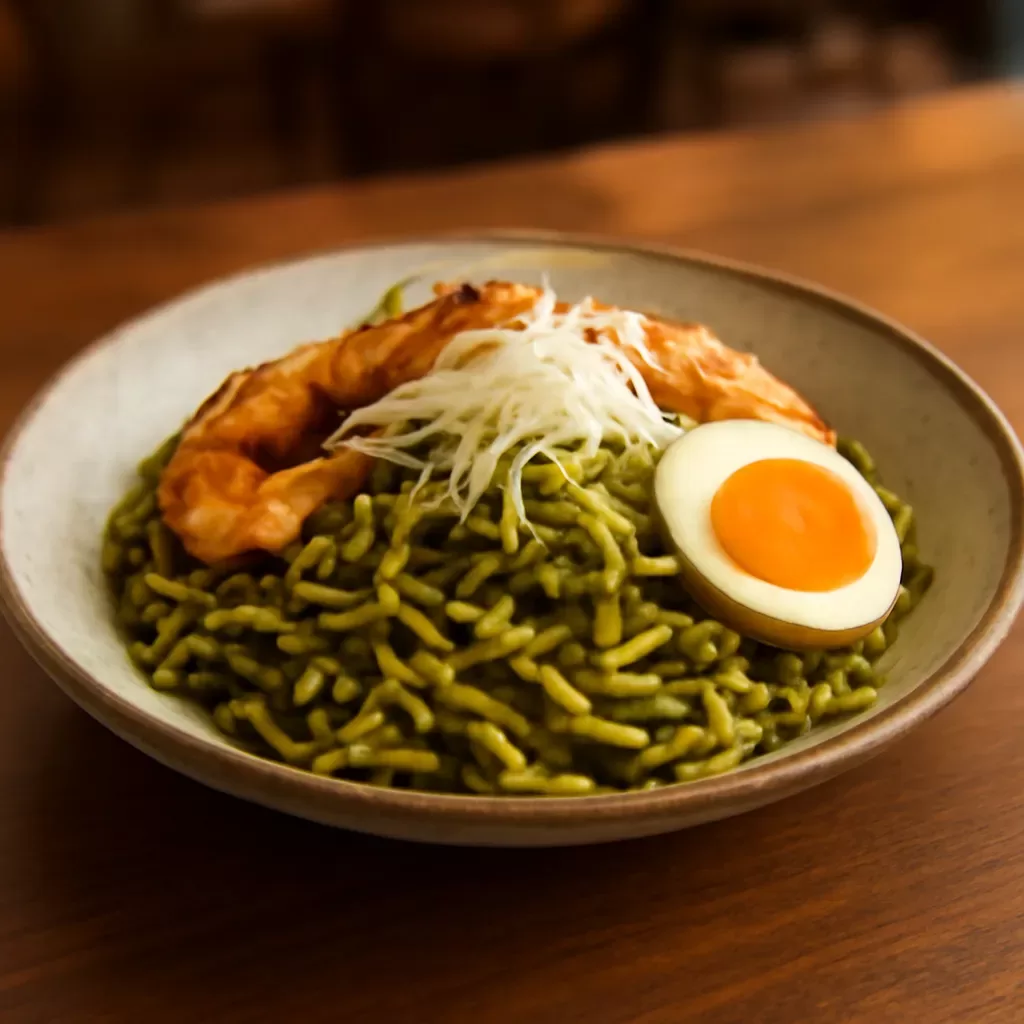 Asian Pesto Mazemen (Brothless)